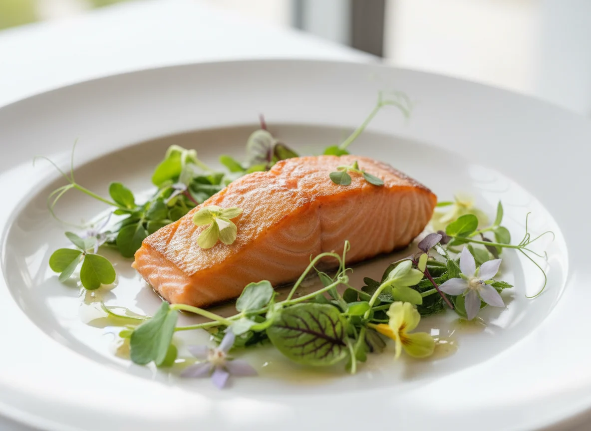 Pan-seared Pacific Northwest salmon
