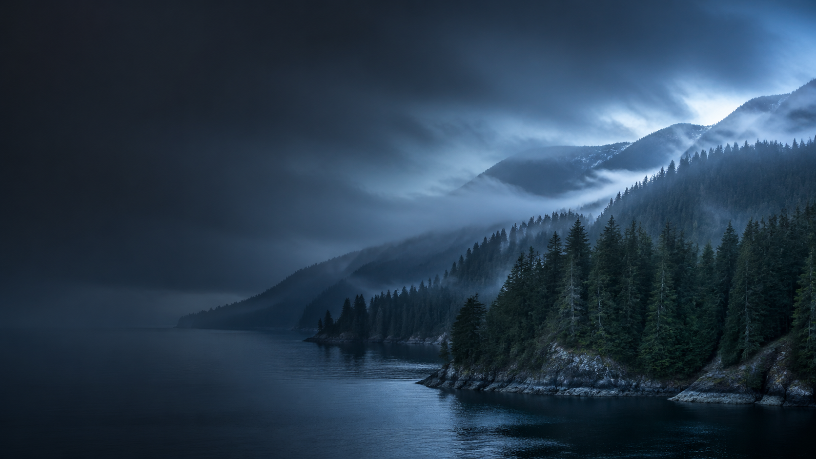 Pacific Northwest shoreline